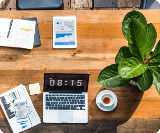 กราฟิกข่าวบริษัท